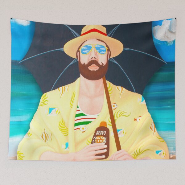 Item preview, Claudio at the Beach – Raymond Neher Tribute designed and sold by kornkobart.