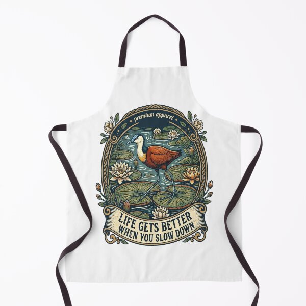 Item preview, African Jacana Life Gets Better When You Slow Down designed and sold by Max Store.