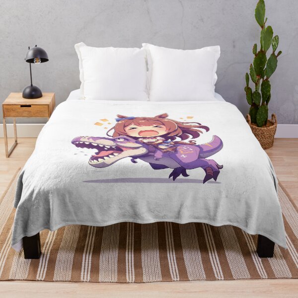 Item preview, Super Creek Uma Musume Chibi T Rex Purple Ride designed and sold by Dashsopaner.