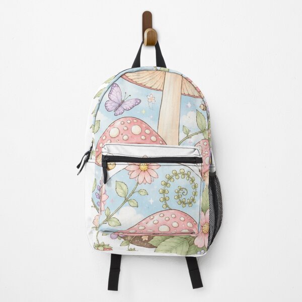 Item preview, Enchanted Mushrooms in a Floral Garden designed and sold by couragecriativa.