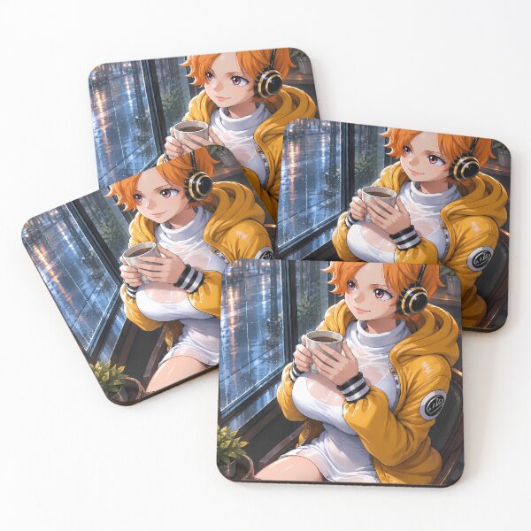 Item preview, Lilith Vegapunk One Piece Cozy Rainy Cafe designed and sold by Dashsopaner.