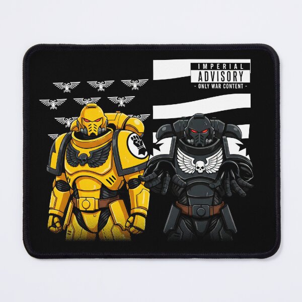 Item preview, Imperial Advisory – Only War Content | Imperial Fists & Black Templars designed and sold by BravenBold.