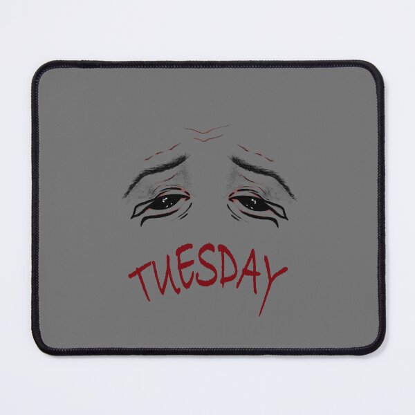 Item preview, Exhausted Tuesday Mood Funny Cartoon Aesthetic designed and sold by SaraPixels.