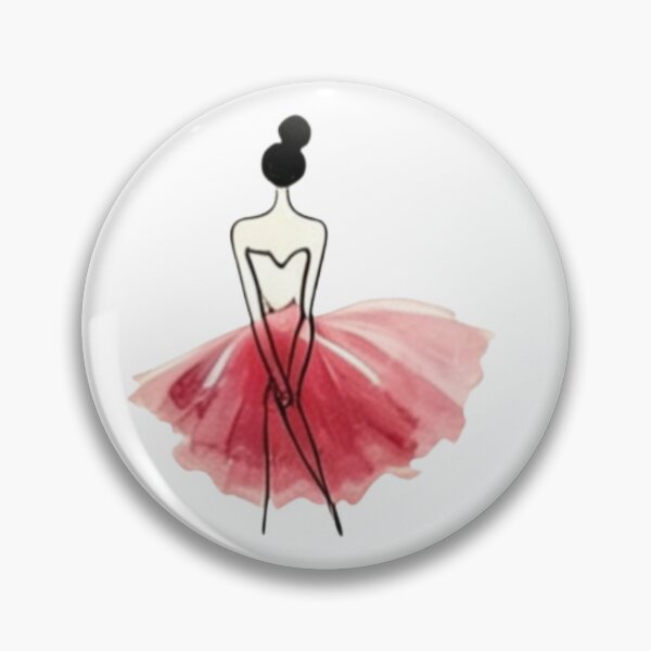 Item preview, Elegant Ballerina Watercolor Art designed and sold by MyCalmDraw.
