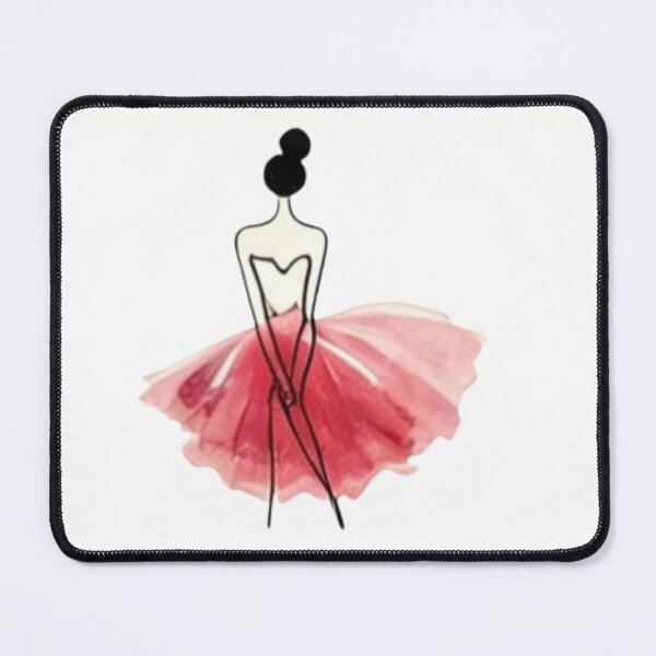 Item preview, Elegant Ballerina Watercolor Art designed and sold by MyCalmDraw.