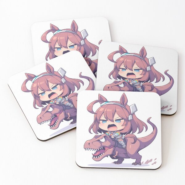 Item preview, Mihono Bourbon Uma Musume Fierce Dinosaur Dash designed and sold by Dashsopaner.
