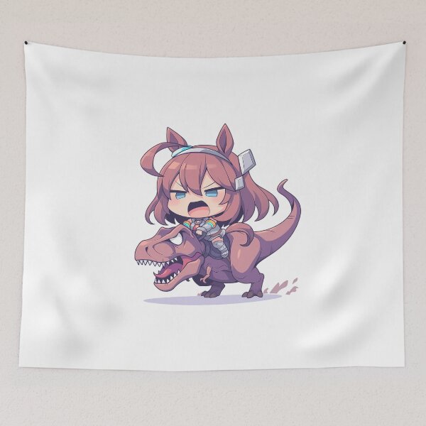 Item preview, Mihono Bourbon Uma Musume Fierce Dinosaur Dash designed and sold by Dashsopaner.