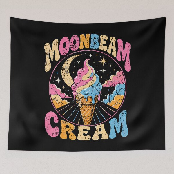 Item preview, Moonbeam Ice Cream Retro Dessert Lovers designed and sold by Apparel-Vortex.