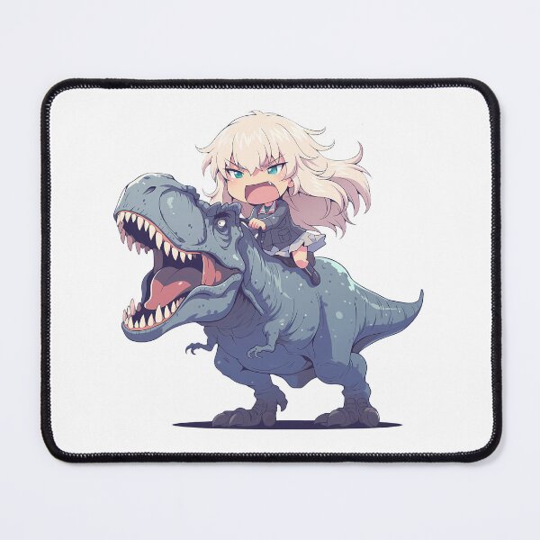 Item preview, Erika Itsumi Girls und Panzer Angry Chibi Dinosaur designed and sold by Dashsopaner.