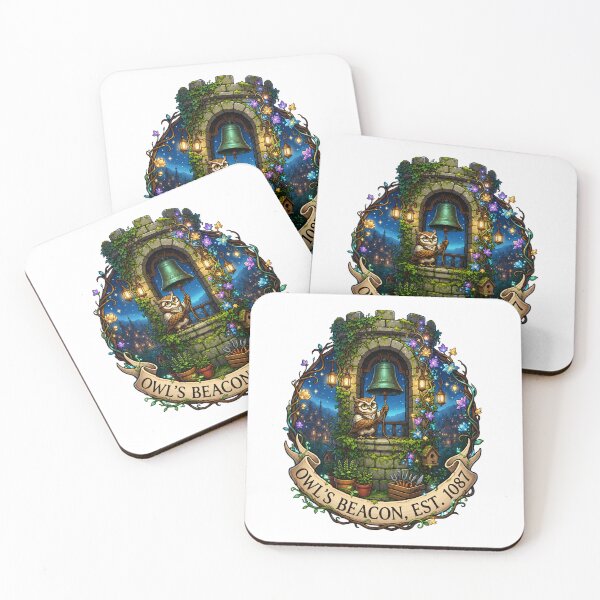Item preview, Owl's Beacon | Wise Owl Bell Tower | Enchanted Fantasy Village | Cozy Cottagecore | Storybook Woodland | Medieval Magic designed and sold by MrDev.