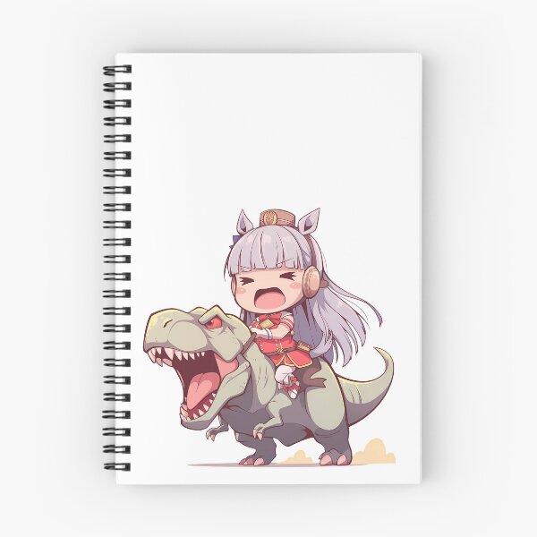 Item preview, Gold Ship Uma Musume Chibi Dinosaur Racing Adventure designed and sold by Dashsopaner.