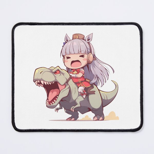 Item preview, Gold Ship Uma Musume Chibi Dinosaur Racing Adventure designed and sold by Dashsopaner.