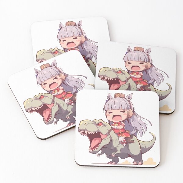 Item preview, Gold Ship Uma Musume Chibi Dinosaur Racing Adventure designed and sold by Dashsopaner.