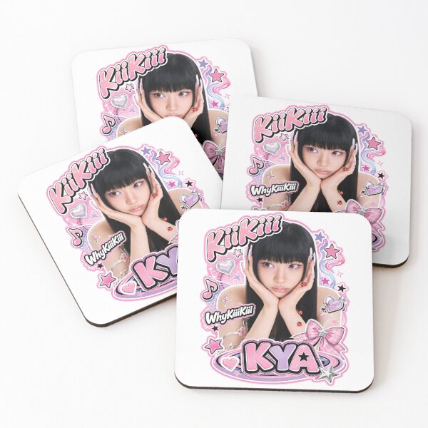 Item preview, KiiiKiii Kya WhyKiiiKiii Y2K Pink Star Beautiful Artwork designed and sold by Valereekmerch.