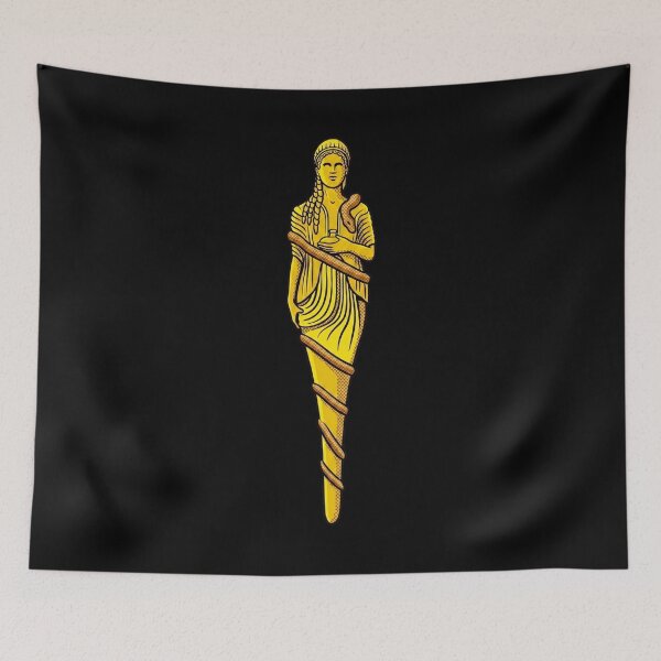 Item preview, Pop Art Athena Mythology Goddess Serpent Halftone Odyssey  designed and sold by Terry Bain.