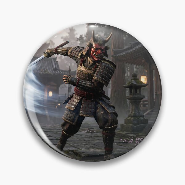 Item preview, Japanese Samurai Warrior Katana Slash Temple designed and sold by GalleryBrisArt.