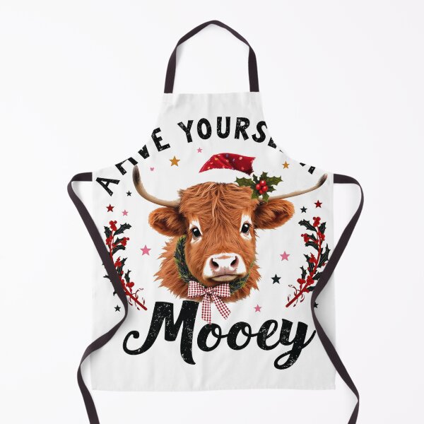 Item preview, Have Yourself A Mooey Little Christmas Highland Cow designed and sold by icm4639.