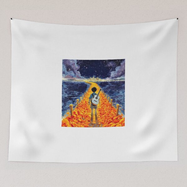 Item preview, Dreamer With Guitar Under The Stars designed and sold by Mystic & Celestial Art.