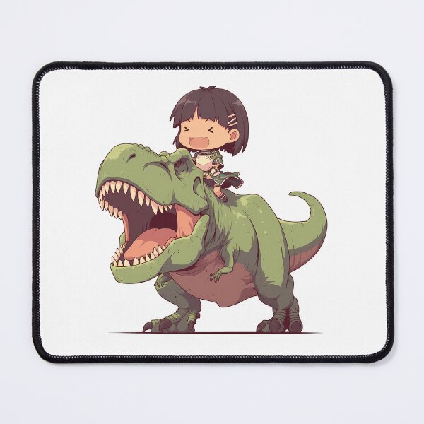 Item preview, Kirigaya Suguha Sword Art Online Green Dinosaur Ride designed and sold by Dashsopaner.