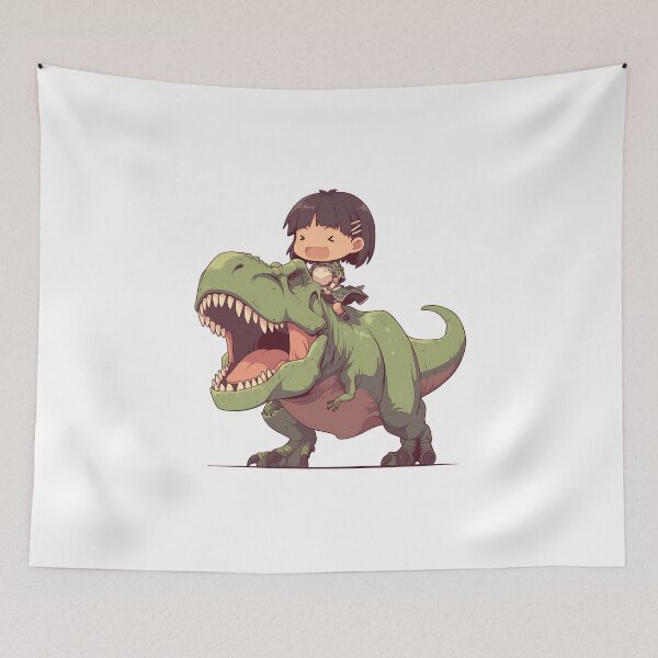 Item preview, Kirigaya Suguha Sword Art Online Green Dinosaur Ride designed and sold by Dashsopaner.