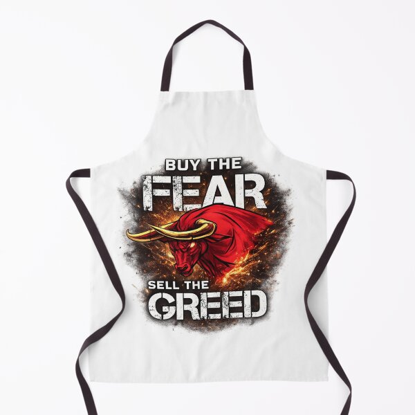 Item preview, Buy The Fear Sell The Greed Premium Bull Market Investor Trading T-Shirt designed and sold by variant designer.