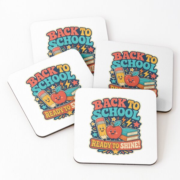Item preview, Back to School Ready to Shine – Cute Retro School Design designed and sold by NinaCreator.