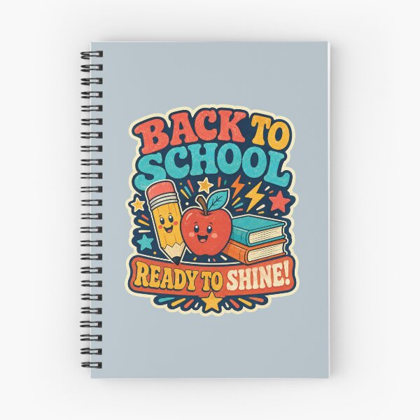 Item preview, Back to School Ready to Shine – Cute Retro School Design designed and sold by NinaCreator.