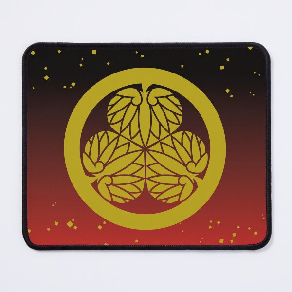 Item preview, Samurai Aoinogomon Tokugawaieyasu Kamon Tokugawaieyasu Kamon Faux Gold Dust Red / Japanese Crest designed and sold by 戦国まーけっと SENGOKU MARKET.