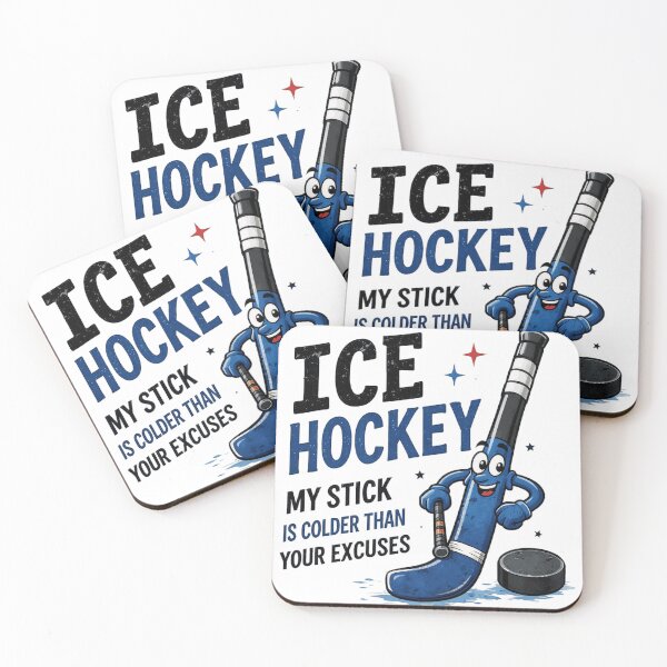 Item preview, Funny Ice Hockey Stick designed and sold by yunamaliskova.