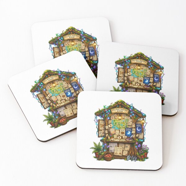Item preview, Village Square Kiosk | Enchanted Fantasy Notice Board | Cozy Cottagecore Village | Magical Community Hub | Storybook Woodland | Fairytale Bulletin Board designed and sold by MrDev.