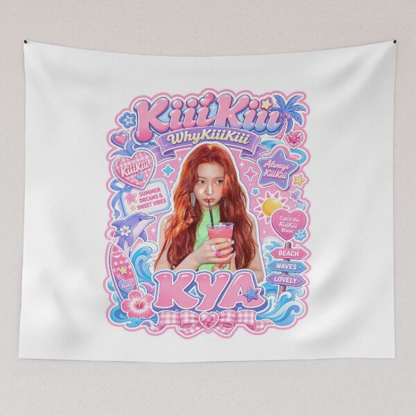 Item preview, Stunning KiiiKiii Kya WhyKiiiKiii Cute Y2K Idol Fan Art designed and sold by Valereekmerch.