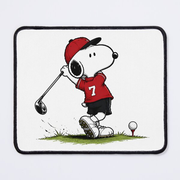 Item preview, Snoopy Driving the Ball | Cute Peanuts Golf Fan Art designed and sold by artizallart.