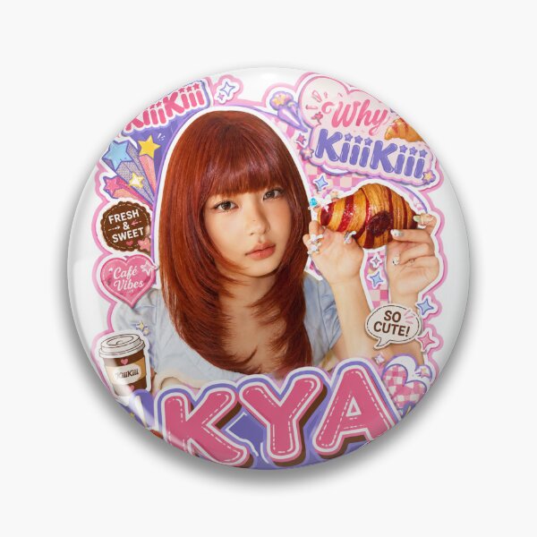 Item preview, KiiiKiii Kya Croissant Sticker Lovely Merch designed and sold by Valereekmerch.