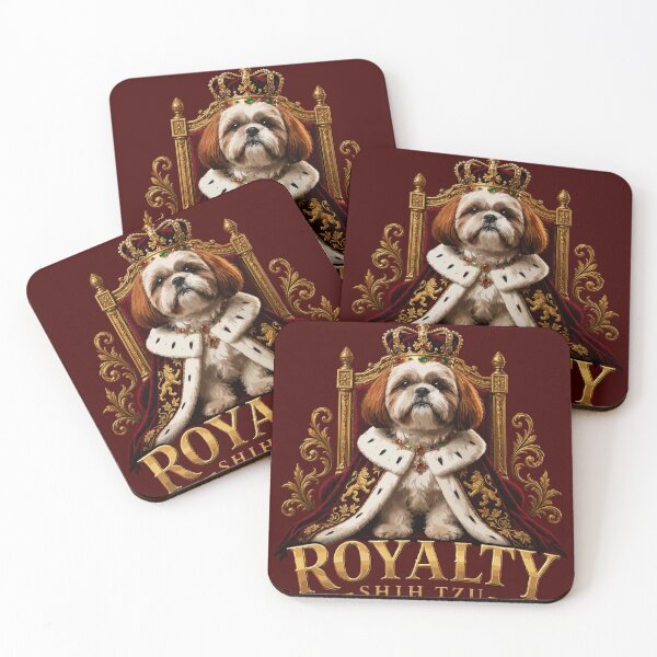 Item preview, All Hail the Shih Tzu – Royal King Dog Lover Design designed and sold by PawsAndPallette .