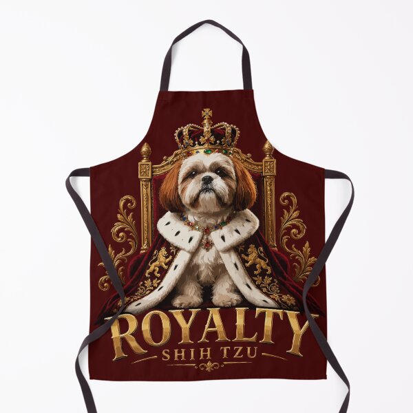 Item preview, All Hail the Shih Tzu – Royal King Dog Lover Design designed and sold by PawsAndPallette .