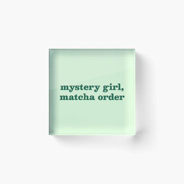 Item preview, Mystery Girl Matcha Order — Bold Green Funny Quote | Matcha Lover Gift, Soft Girl Aesthetic Mug designed and sold by ArtofDari.