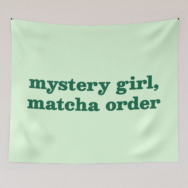 Item preview, Mystery Girl Matcha Order — Bold Green Funny Quote | Matcha Lover Gift, Soft Girl Aesthetic Mug designed and sold by ArtofDari.