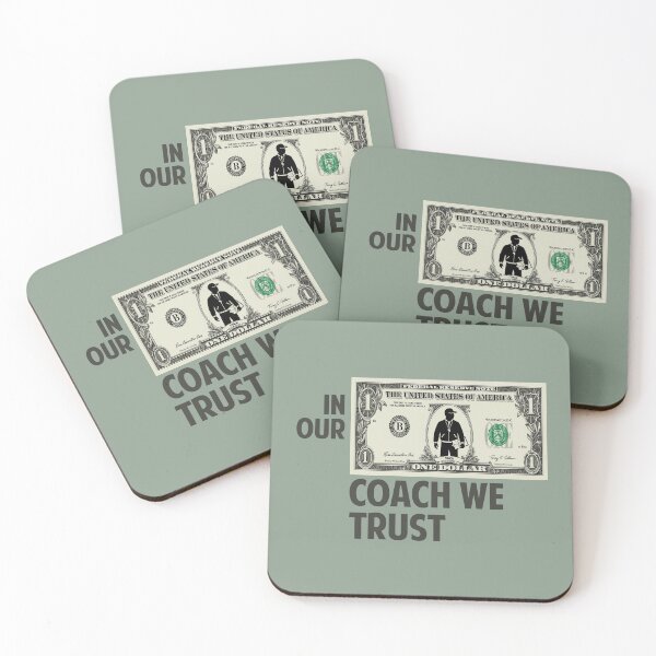 Item preview, In Our Coach We Trust — Funny Dollar Bill Sports Parody Shirt | Soccer Fan Gift, Game Day Tee designed and sold by ArtofDari.