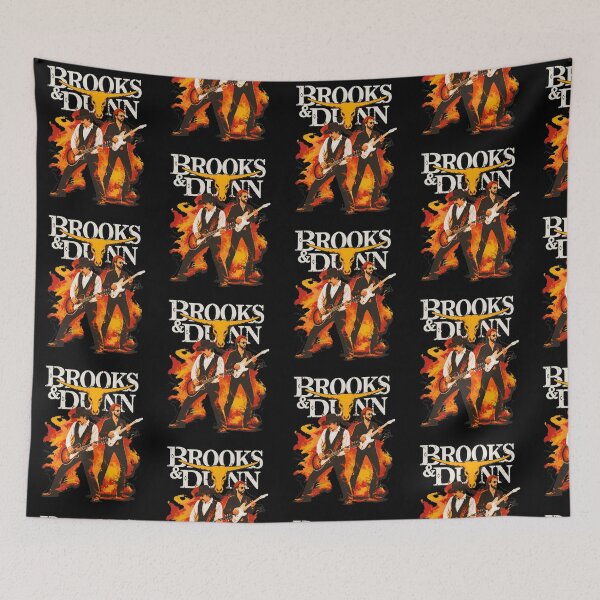 Item preview, Brooks & Dunn Country Music Flames Skull Guitar designed and sold by Love-bloock.