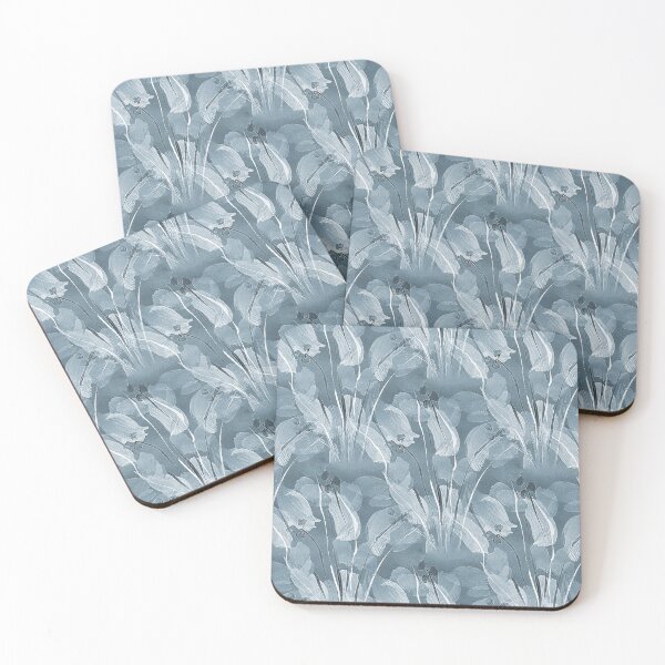 Item preview, Spring Monochromatic Garden Flowers in Blue designed and sold by Artistestella.