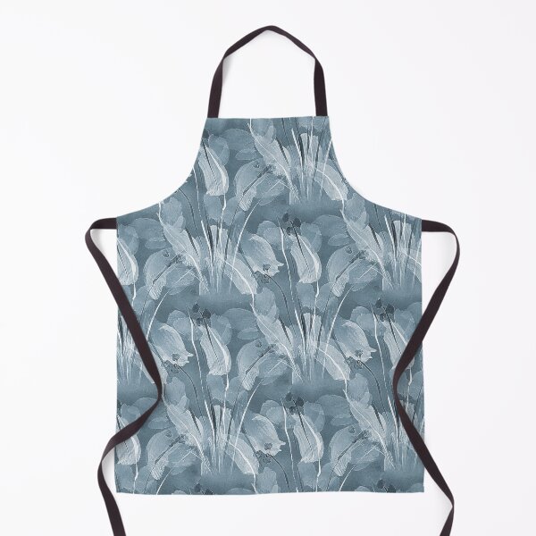 Item preview, Spring Monochromatic Garden Flowers in Blue designed and sold by Artistestella.