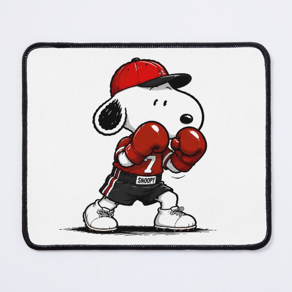 Item preview, Snoopy Ready to Fight | Cute Peanuts Boxing Fan Art designed and sold by artizallart.