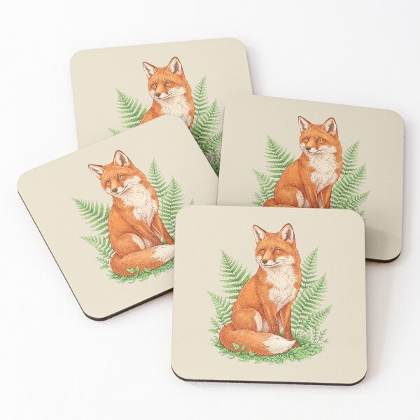 Item preview, Watercolor Woodland Red Fox designed and sold by Aureluxe.