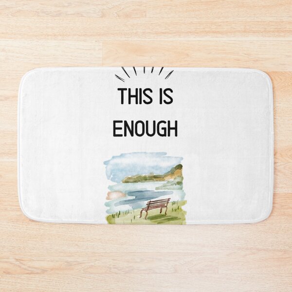Item preview, This Is Enough | Inspiring Minimalist Design designed and sold by Darkandwhite.