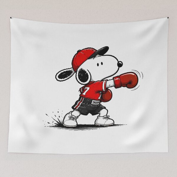 Item preview, Snoopy Power Punch | Cute Peanuts Boxing Fan Art designed and sold by artizallart.