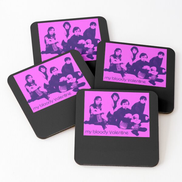 Item preview, Pink Monochrome Illustration Of Four Band Members designed and sold by animefeeds02.