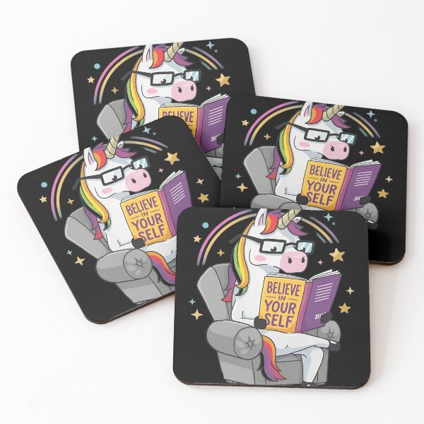 Item preview, Believe Yourself Unicorn Reading Book Chair designed and sold by satosakaa.