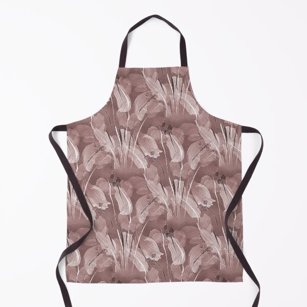 Item preview, Spring Monochromatic Garden Flowers in Maroon designed and sold by Artistestella.
