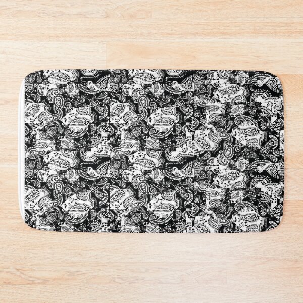 Item preview,  Black and white paisley print designed and sold by JVNS.