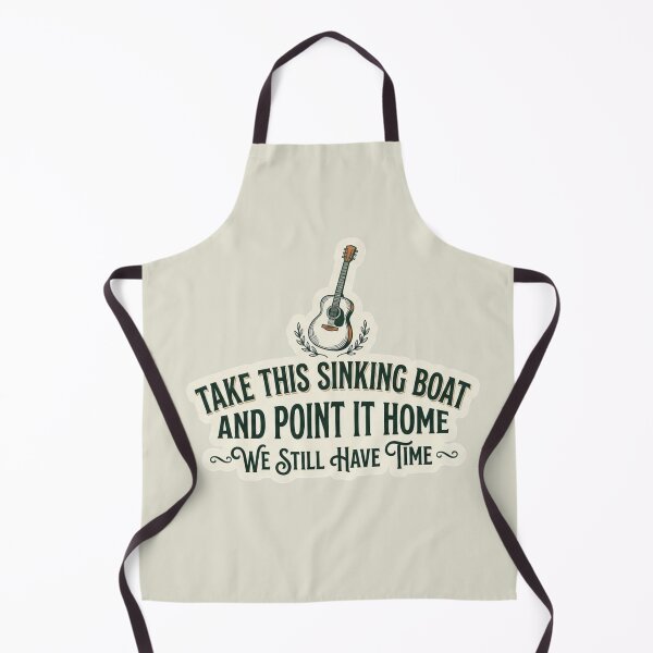 Item preview, Take This Sinking Boat Music Quote Vintage Typography designed and sold by Amituniqdesign .